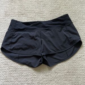 Black Lululemon Speed Short 6